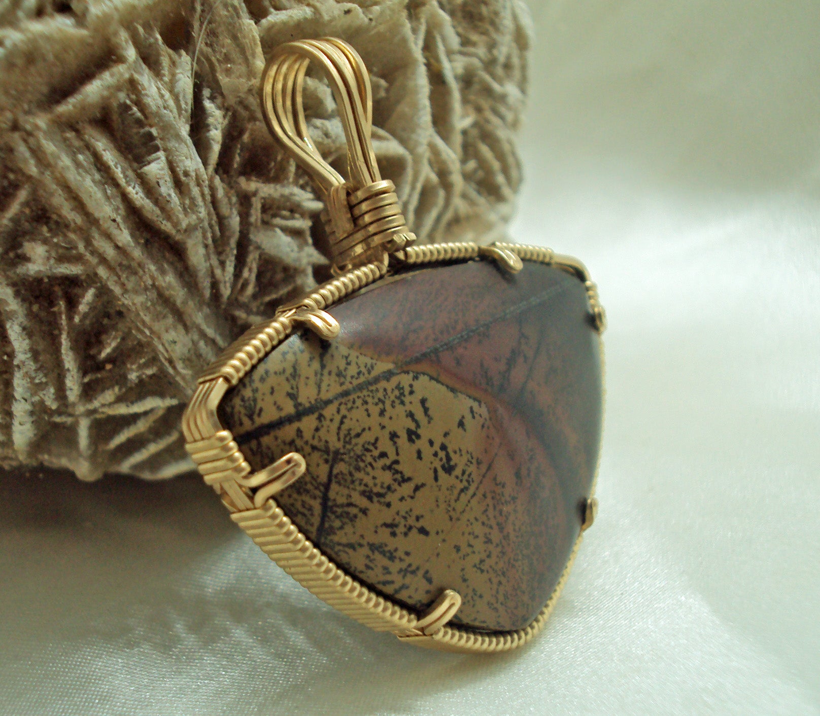 Indian Paint Stone in Gold -- FallDreams