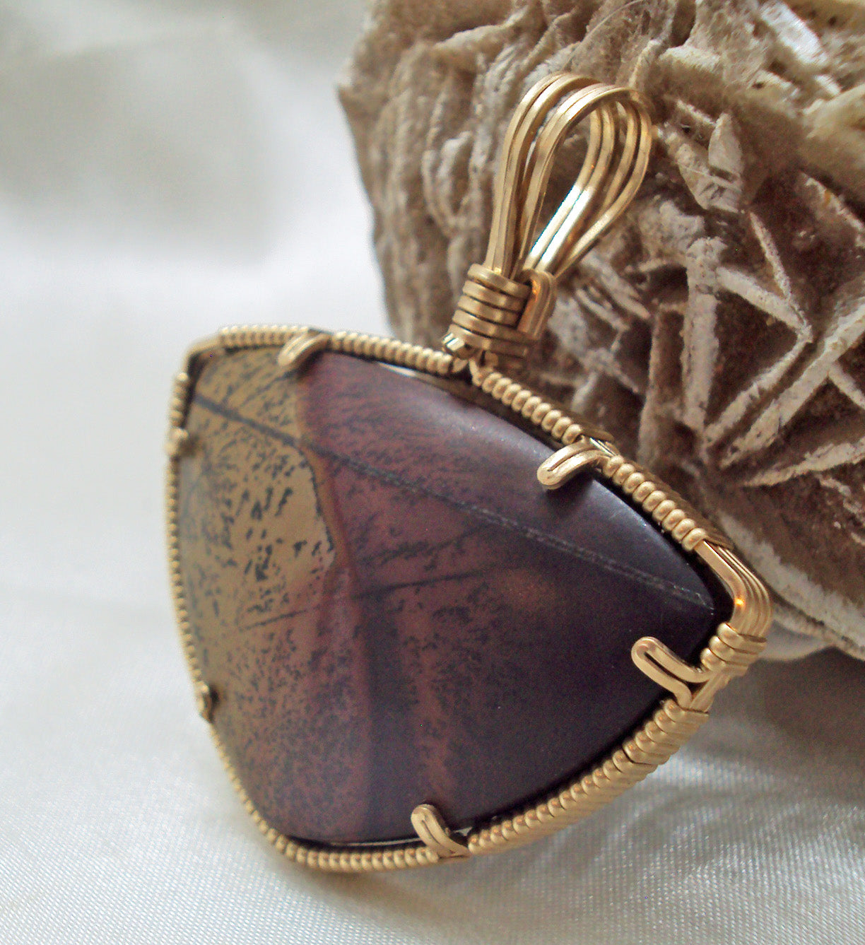 Indian Paint Stone in Gold -- FallDreams