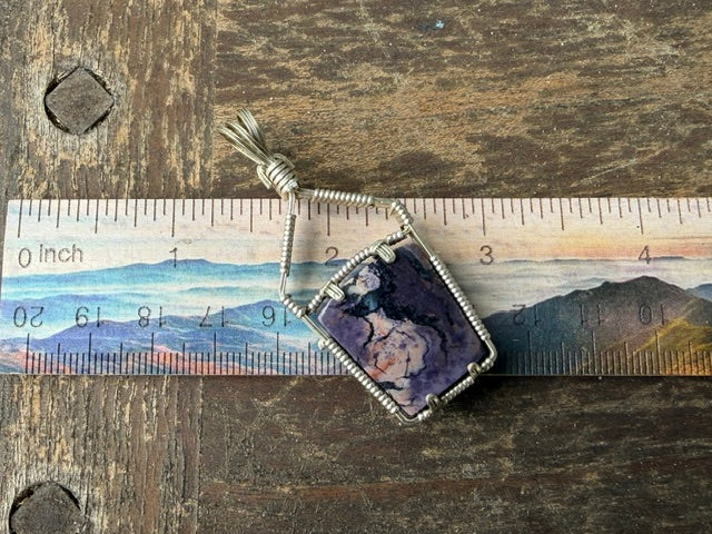 SwirlingBrace -- Tiffany Stone in Silver