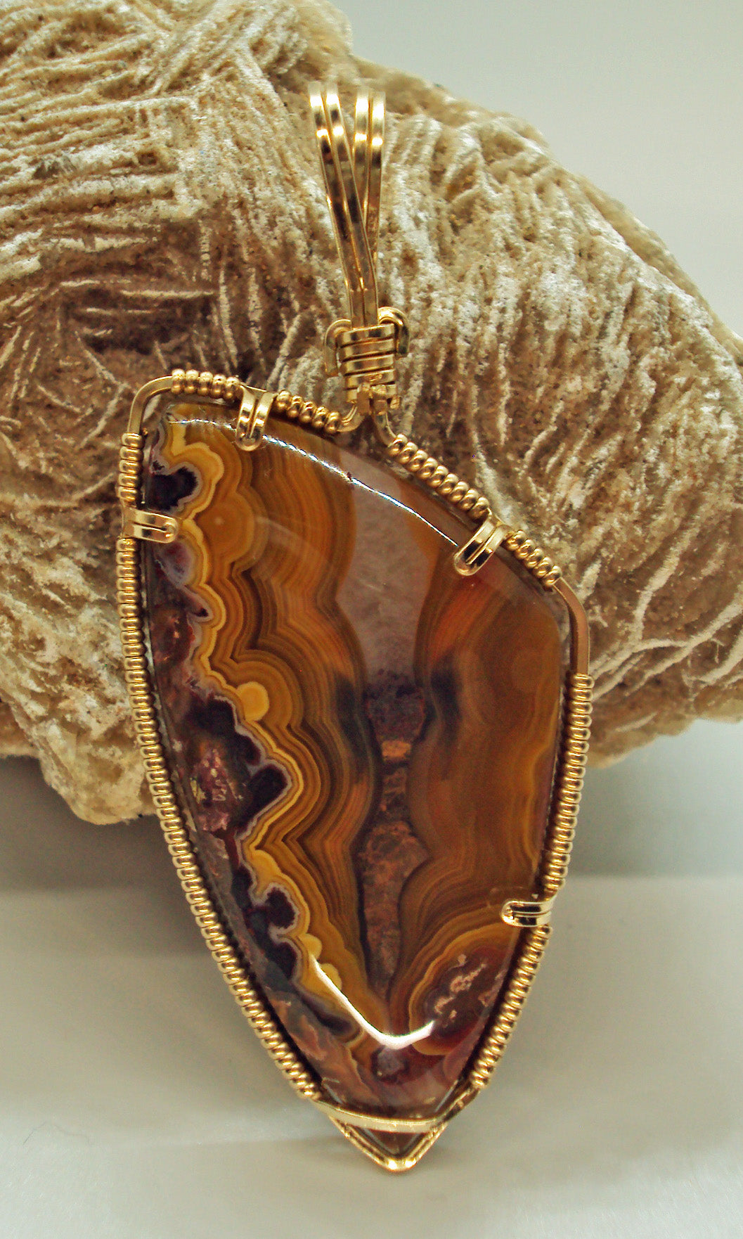 Condor Agate in Gold -- TheCondor