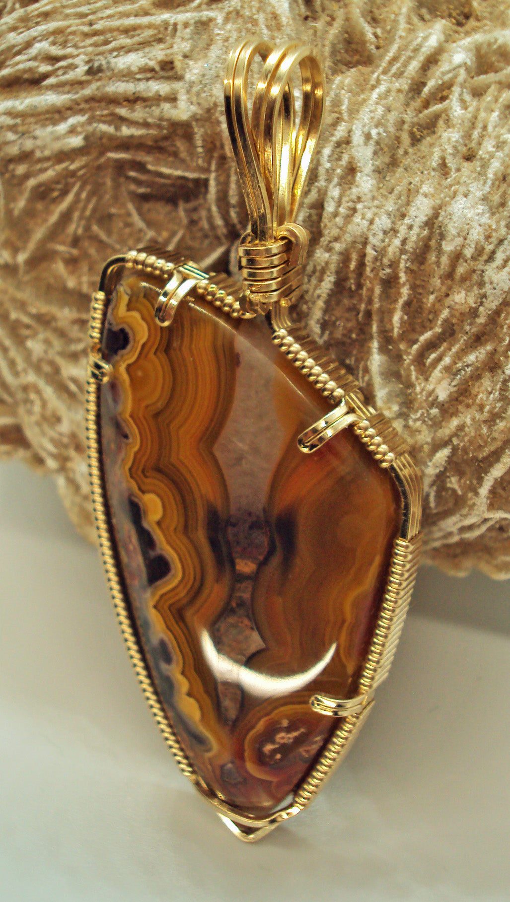 Condor Agate in Gold -- TheCondor