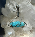 Kingman Ceremonial Turquoise in SIlver -- TheTurk