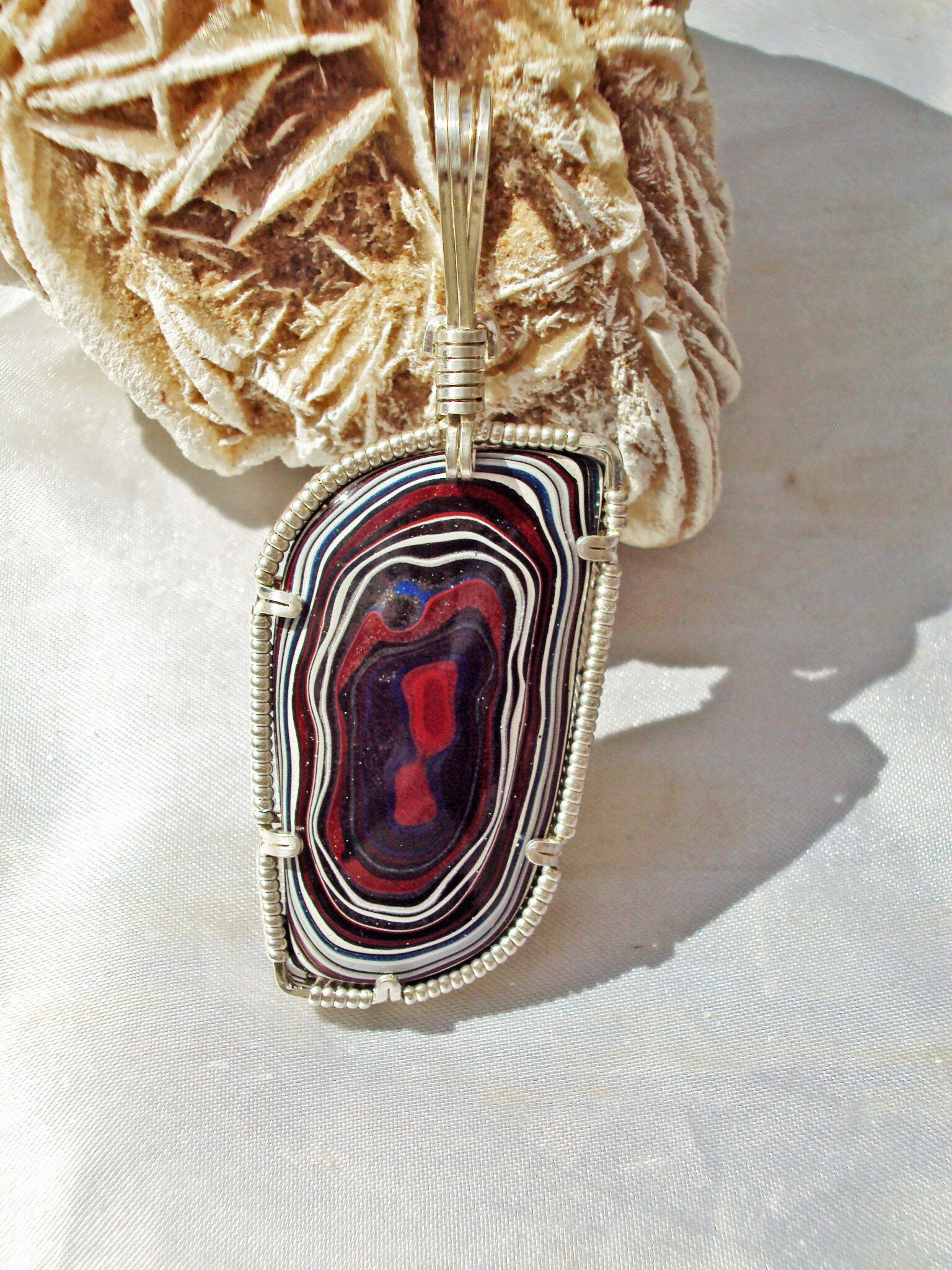 Fordite in Silver -- RegalCourse