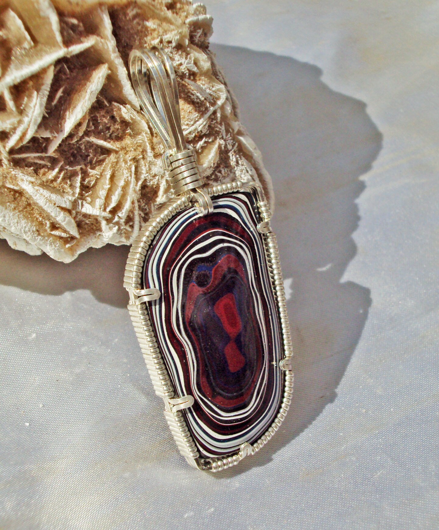 Fordite in Silver -- RegalCourse