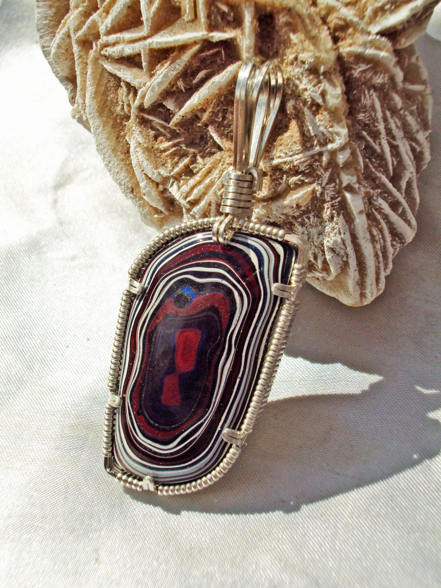 Fordite in Silver -- RegalCourse