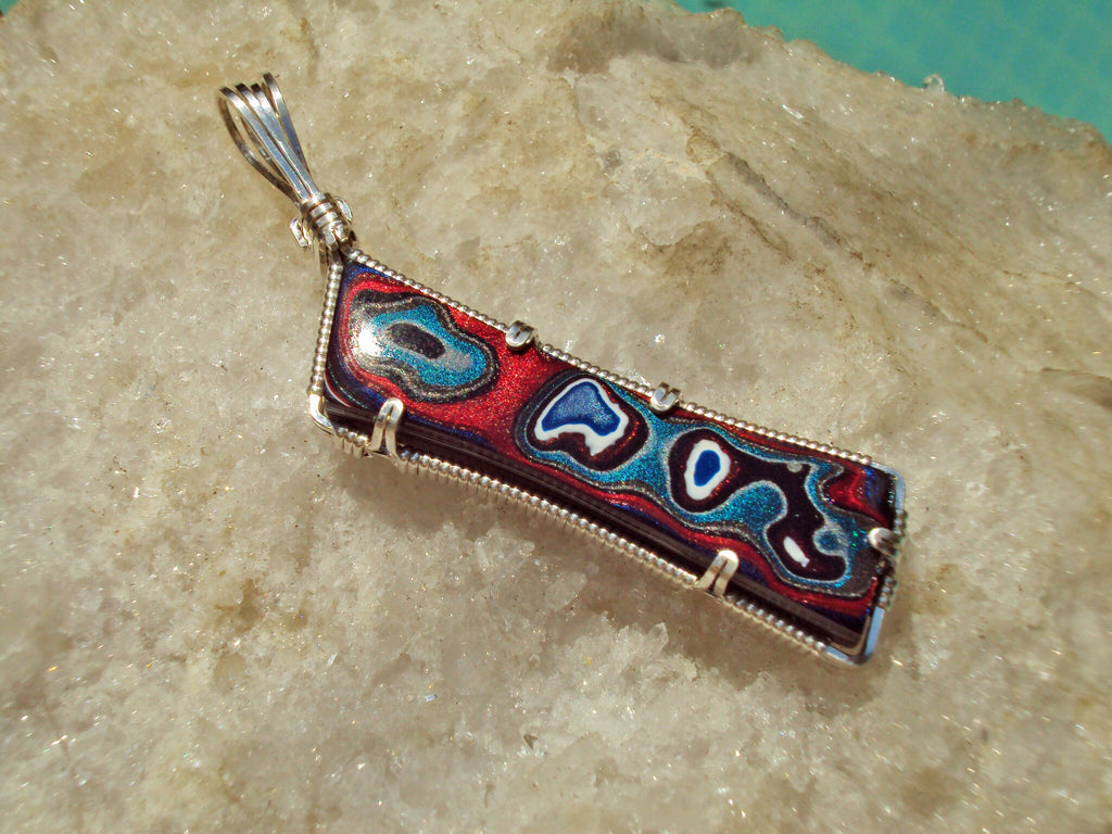 Fordite in Silver -- SnazBar