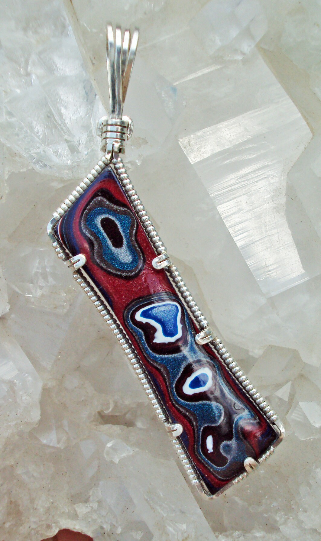 Fordite in Silver -- SnazBar