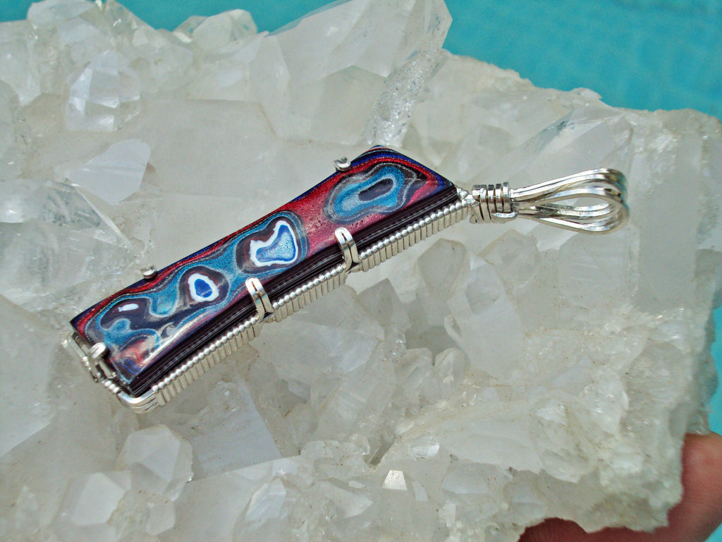Fordite in Silver -- SnazBar