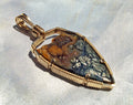 Marcasite & Agate in Gold -- AncientOne
