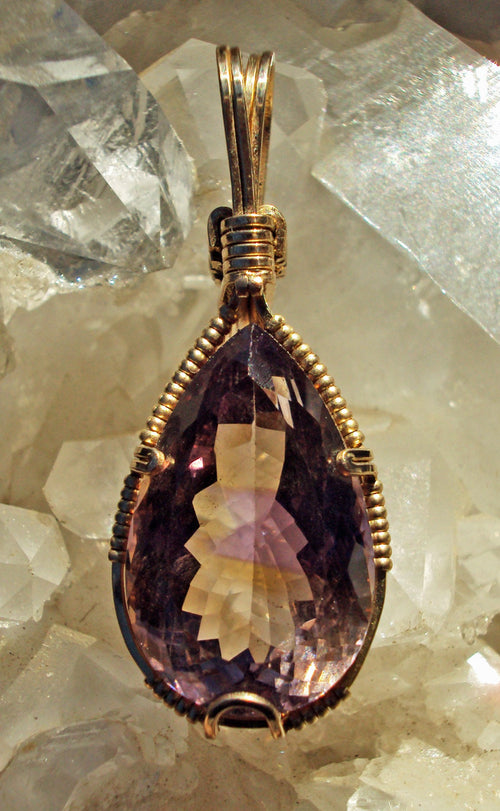 Ametrine in Gold -- MasterBlaster