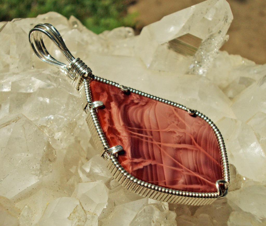 Imperial Jasper in Silver -- RainDance