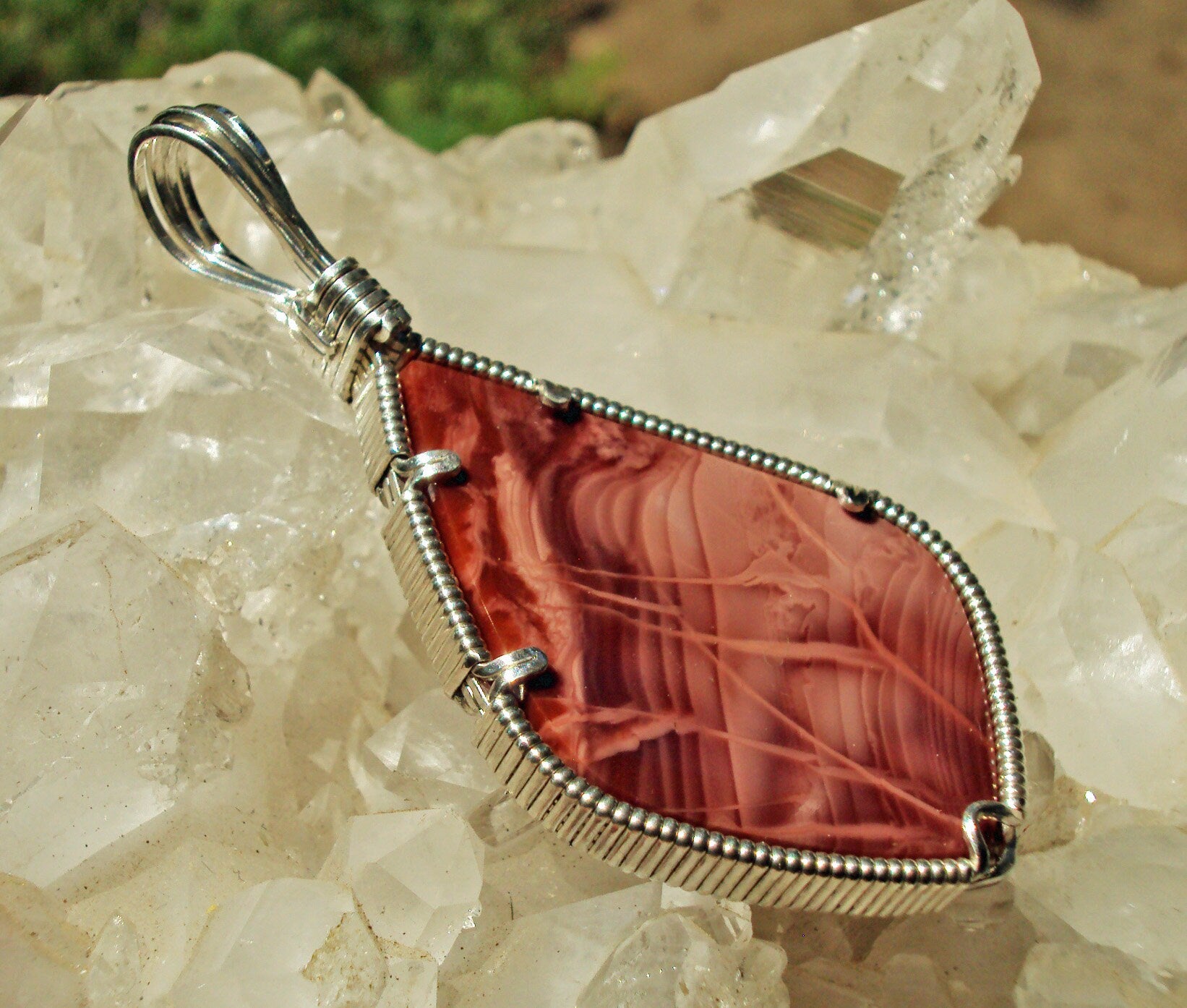 Imperial Jasper in Silver -- RainDance