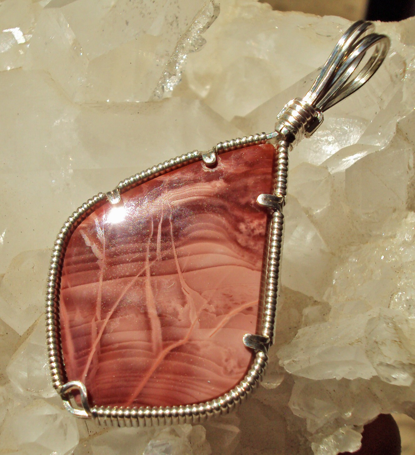 Imperial Jasper in Silver -- RainDance