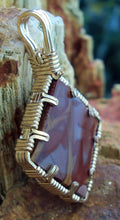 Gorgeous Noreena jasper pendant in Gold -- ClassicalSpice