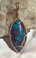 Shattuckite in Silver -- JacobsLadder