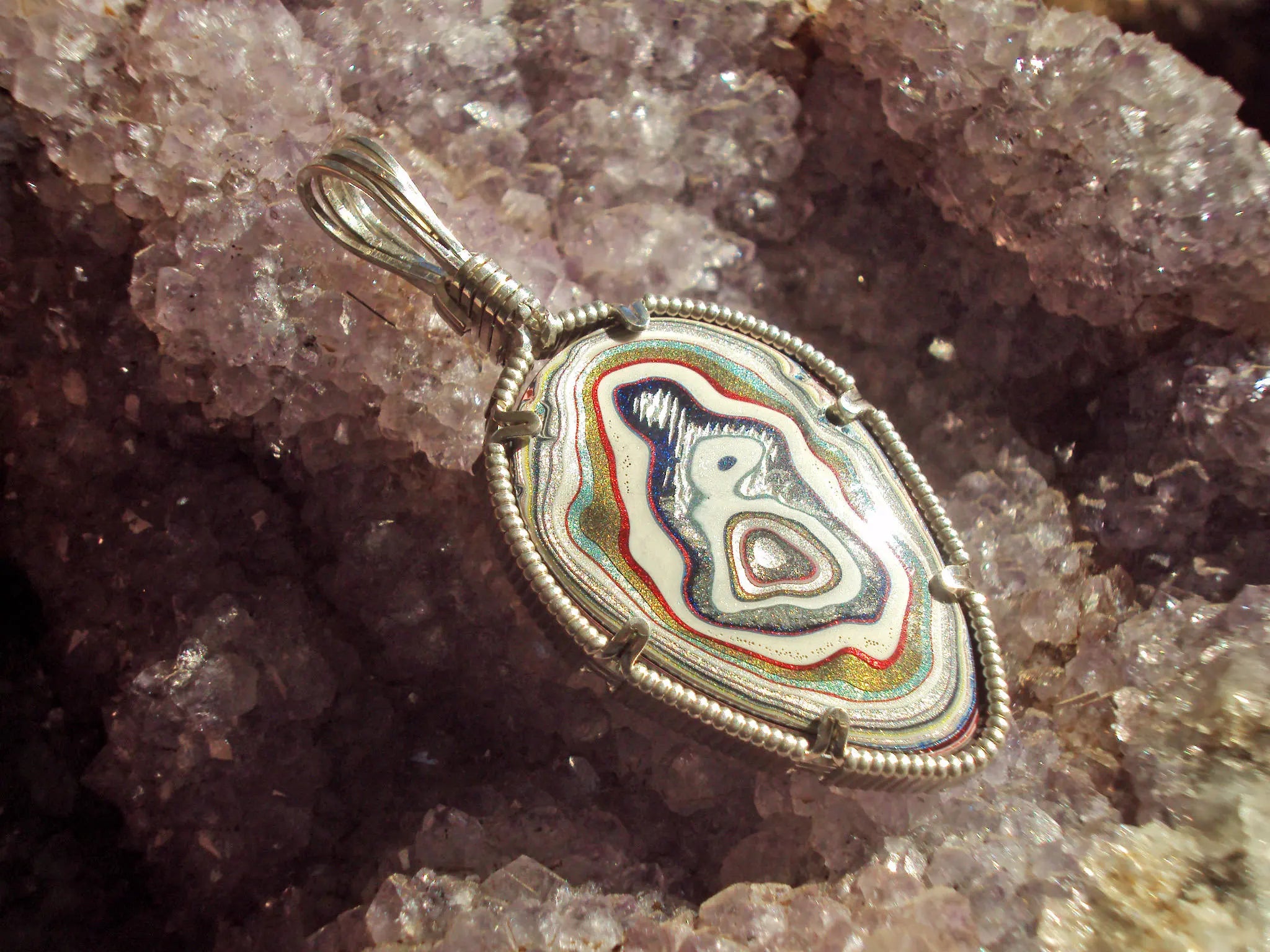 Fordite in Silver -- ThePresence