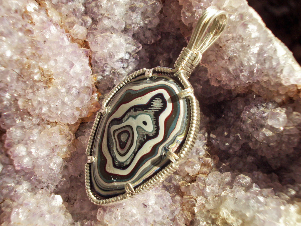 Fordite in Silver -- ThePresence