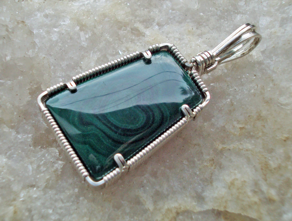 Malachite in Silver -- CongoLine