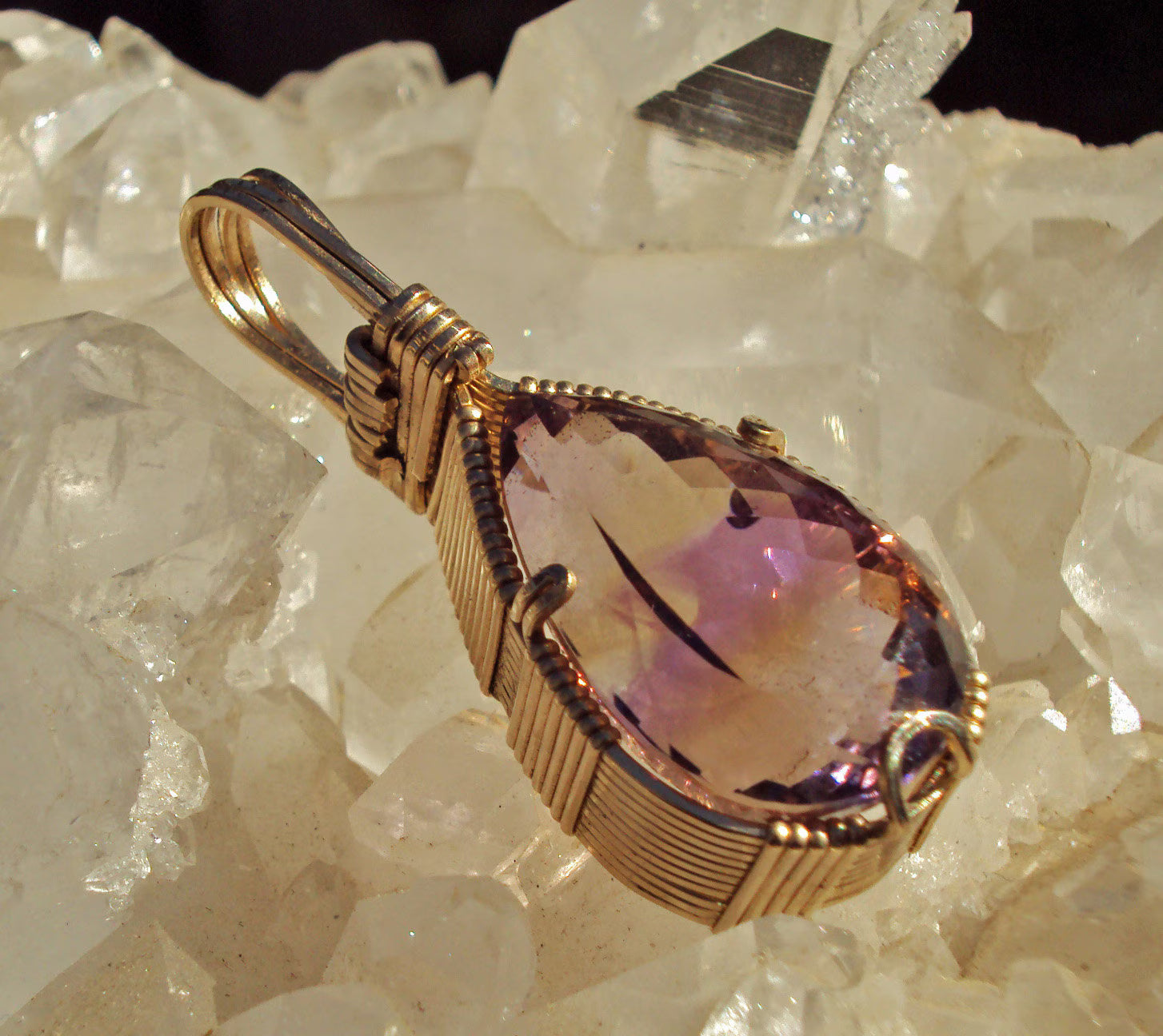 Ametrine in Gold -- MasterBlaster