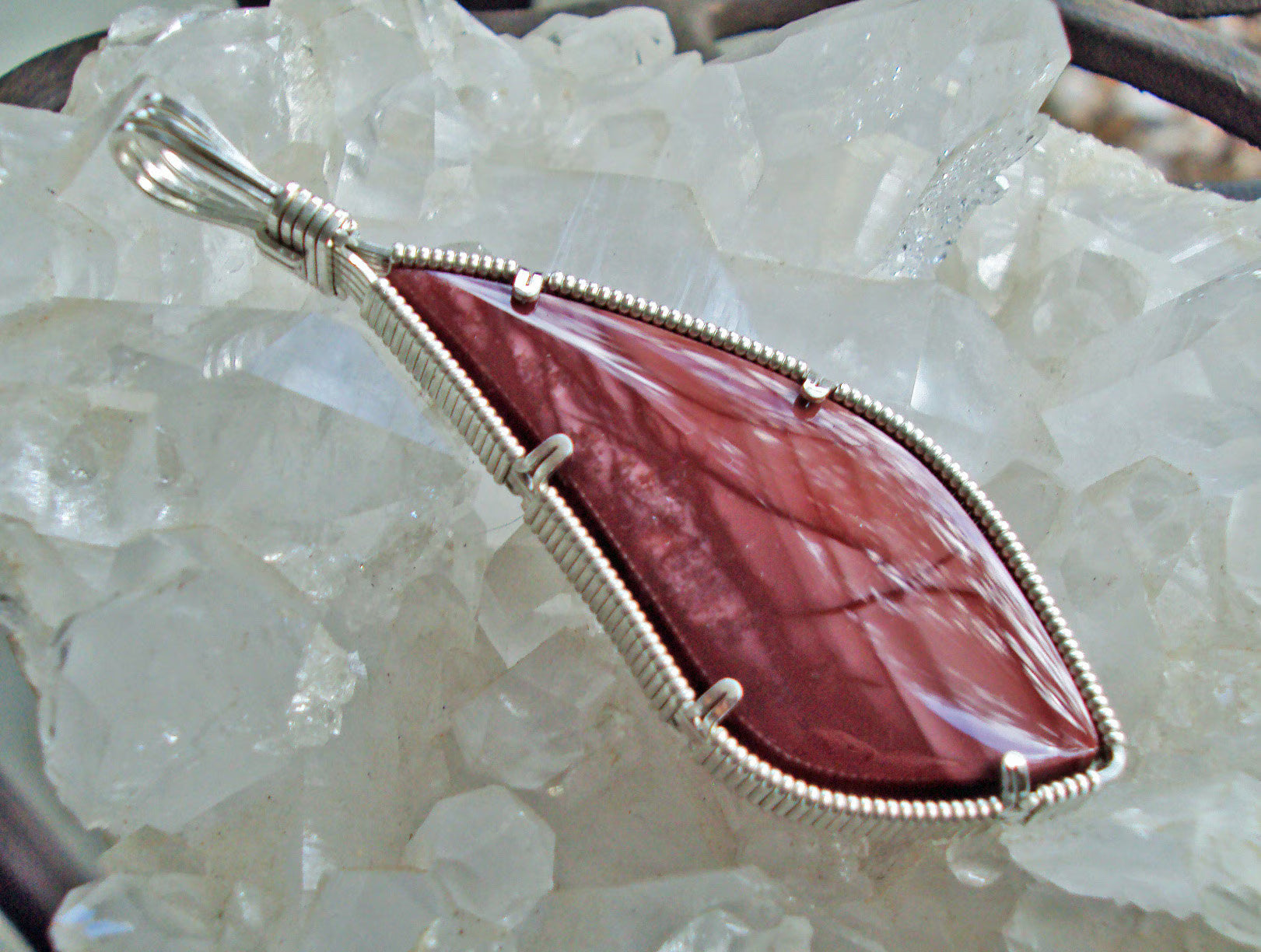 Imperial Jasper in Silver -- FaithKepper
