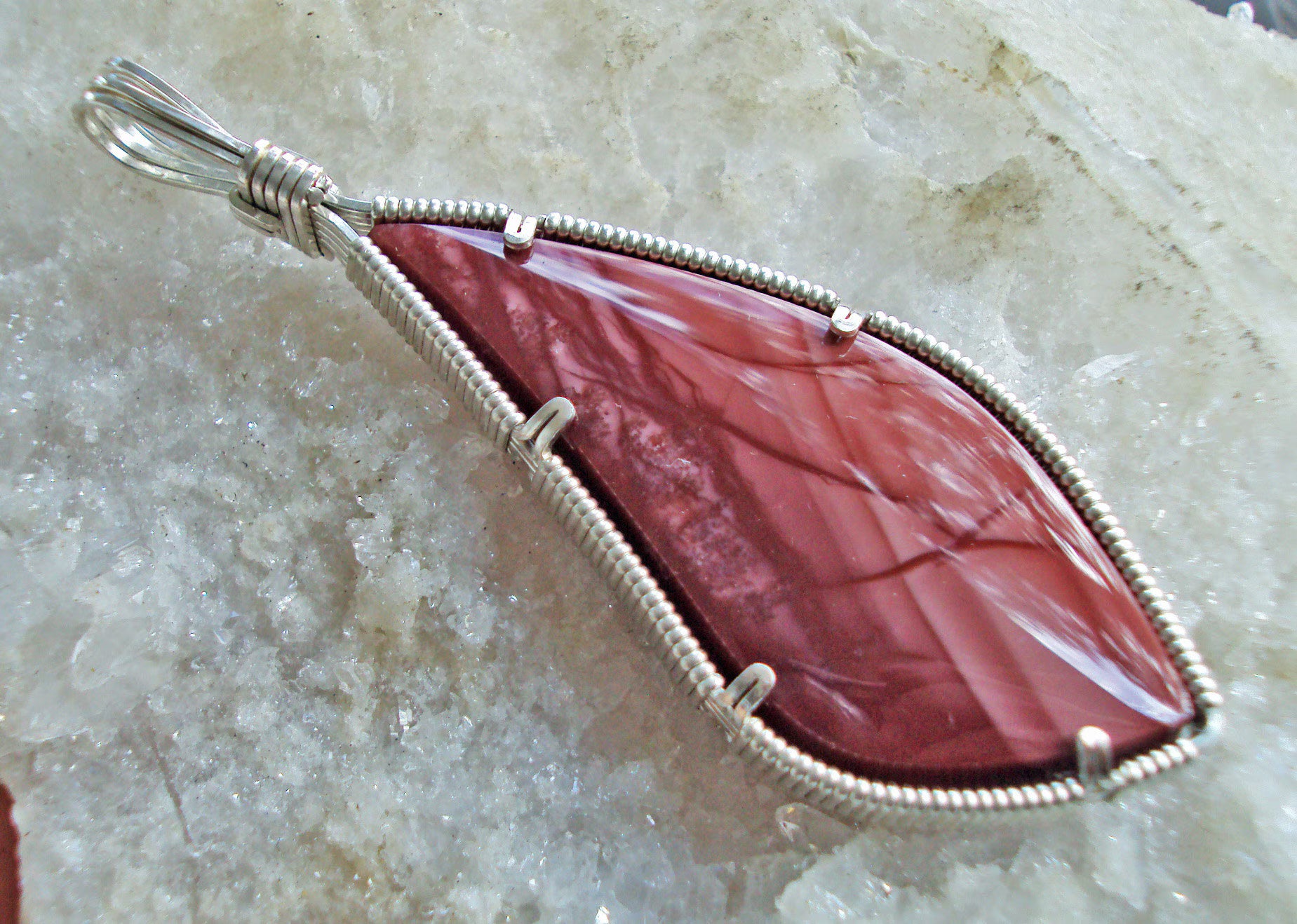 Imperial Jasper in Silver -- FaithKepper