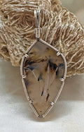 Montana Agate in Silver -- DarkWind