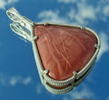 Imperial Jasper Pendant in Silver -- PinkLightning